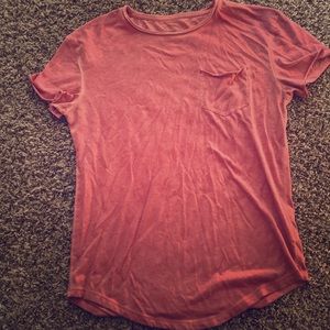 Faded red T-shirt